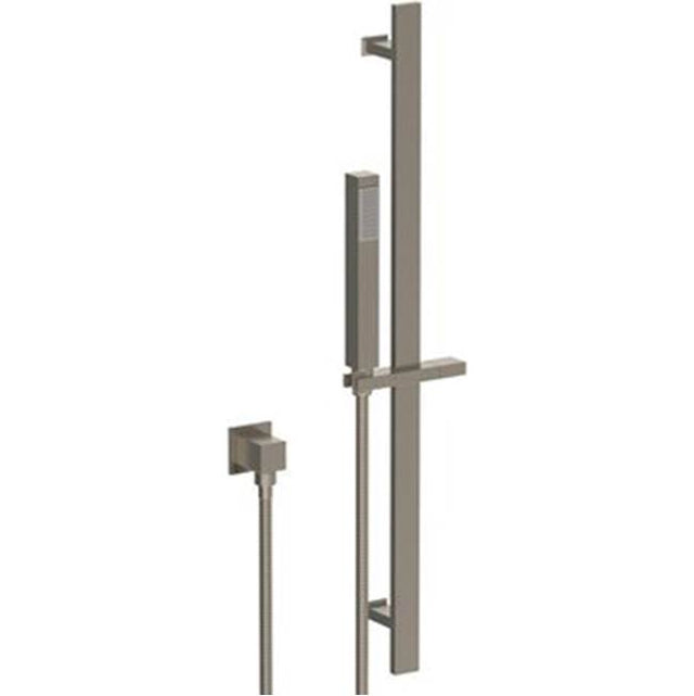 Watermark - Positioning Bar Shower Kit with Slim Hand Shower and 69'' Hose - Vintage Copper