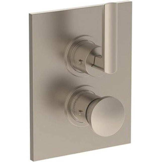 Watermark - Wall Mounted Thermostatic Shower Trim with built-in control, 6 1/4'' X 8'' - Vintage Copper