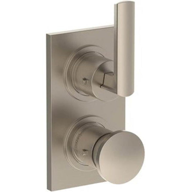 Watermark - Wall Mounted Thermostatic Shower Trim with built-in control, 3 1/2'' x 6 1/4'' - Vintage Copper