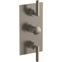 Watermark - Wall Mounted Thermostatic Shower Trim with 2 built-in controls, 6 1/4'' x 12'' - Vintage Copper