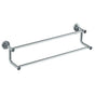 Watermark - Wall Mounted Knurled Double Towel Bar, 24'' - Vintage Copper