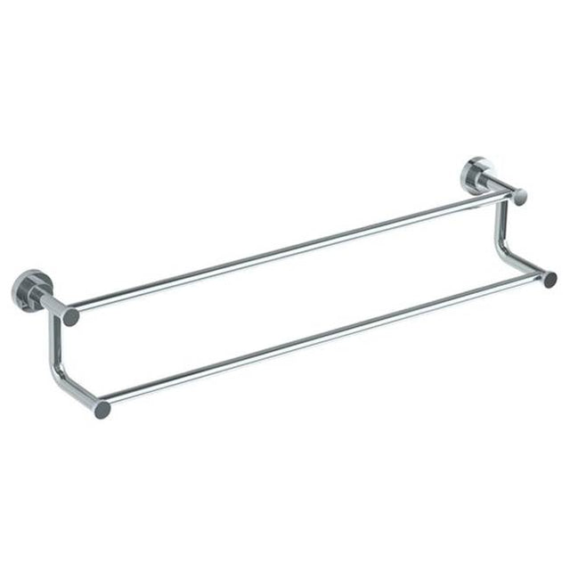 Watermark - Wall Mounted Knurled Double Towel Bar, 30'' - Vintage Copper