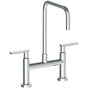 Watermark - Deck Mounted Bridge Square Top Kitchen Faucet - Vintage Copper