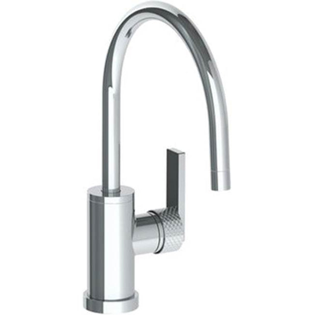 Watermark - Deck Mounted 1 Hole Gooseneck Kitchen Faucet - Vintage Copper
