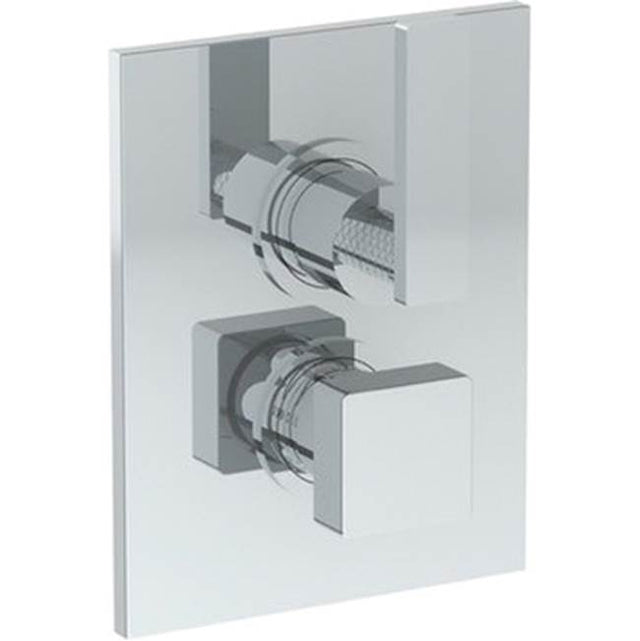 Watermark - Wall Mounted Thermostatic Shower Trim with built-in control, 7 1/2'' dia. - Vintage Copper