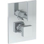 Watermark - Wall Mounted Thermostatic Shower Trim with built-in control, 7 1/2'' dia. - Vintage Copper