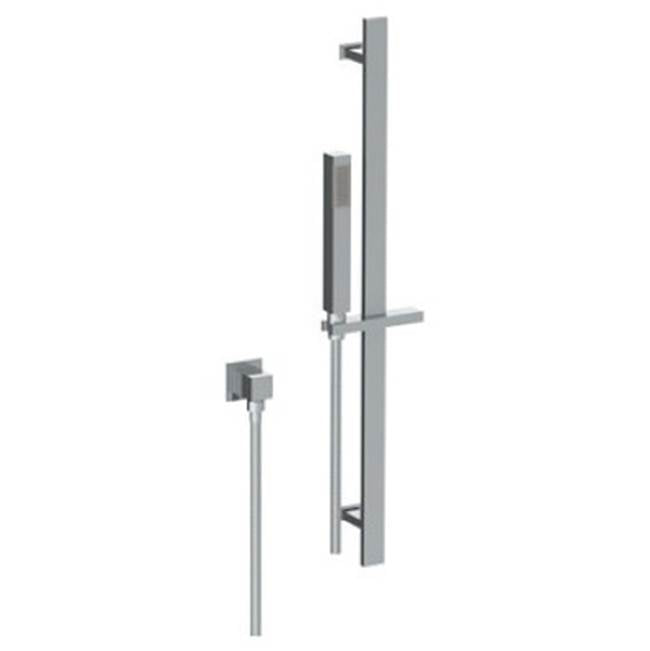 Watermark - Positioning Bar Shower kit with Hand Shower and 69'' Hose - Vintage Copper