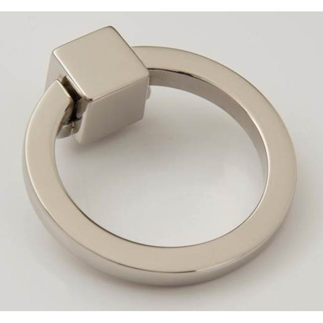 Water Street Brass - Hudson 1-3/4'' Round Ring Pull - Weathered Bronze - Weathered Bronze