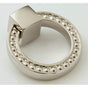 Water Street Brass - Bead 1-15/16'' Round Ring Pull - Weathered Bronze - Weathered Bronze
