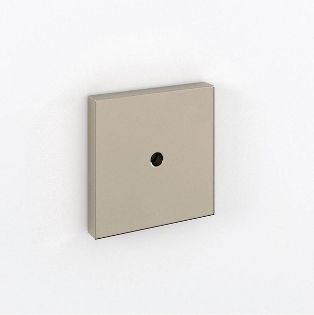 Water Street Brass - Manor 1-3/4'' X 1-3/4'' Square Backplate Surface Mount -Burnished Brass Waxed - Burnished Brass Waxed