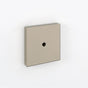 Water Street Brass - Manor 1-3/4'' X 1-3/4'' Square Backplate Surface Mount -Burnished Brass Waxed - Burnished Brass Waxed