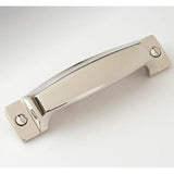 Water Street Brass - Hudson 4'' Cup Pull - Weathered Bronze - Weathered Bronze