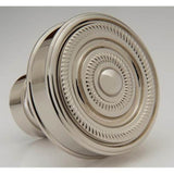 Water Street Brass - Decorative 1-1/2'' Rope Flat Knob - Weathered Bronze - Weathered Bronze
