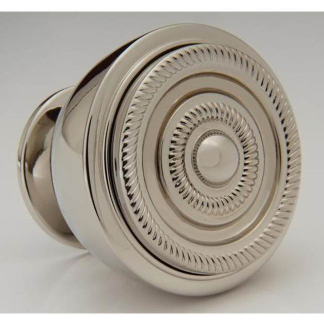 Water Street Brass - Decorative 1-1/2'' Rope Font Knob - Weathered Bronze - Weathered Bronze