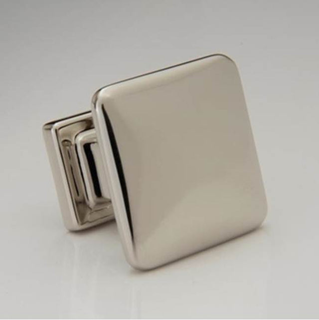 Water Street Brass - Hudson 1'' Square Knob - Hammered - Weathered Bronze - Weathered Bronze