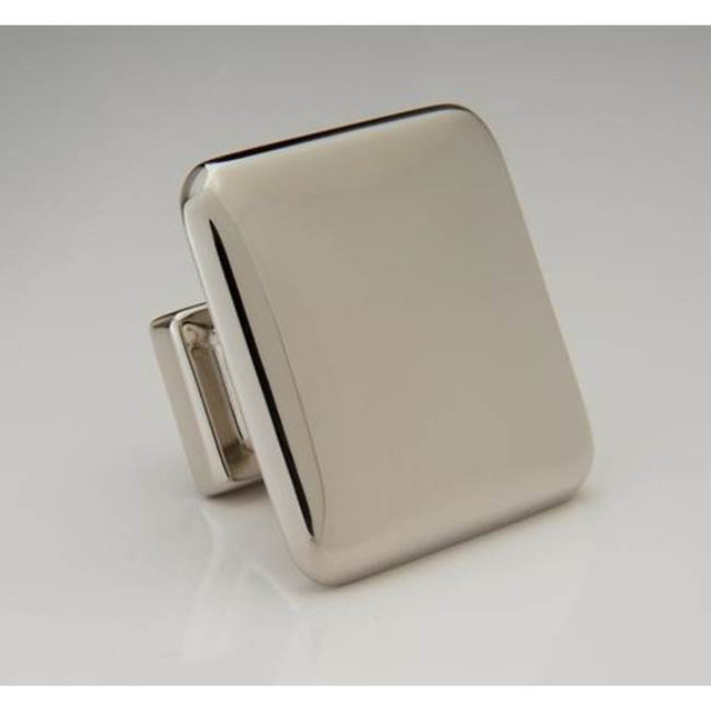 Water Street Brass - Hudson 1-3/8'' Square Hammered - Knob - Weathered Bronze - Weathered Bronze