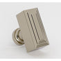 Water Street Brass - Terrace Rectangular Knob - Weathered Bronze - Weathered Bronze