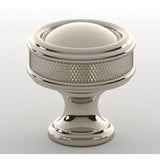 Water Street Brass - Port Royal 1-1/2'' Recessed Diamond Knob - Burnished Brass Waxed - Burnished Brass Waxed