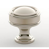 Water Street Brass - Port Royal 1-1/4'' Recessed Coin Knob - Weathered Bronze - Weathered Bronze