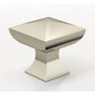 Water Street Brass - 1-1/4'' X 1-1/4'' Lexington Knob - Weathered Bronze - Weathered Bronze