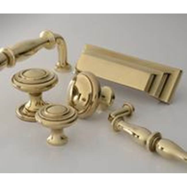 Jamestown Oval Knob - Antique Brass