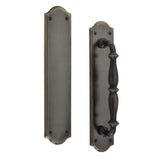 Water Street Brass - Jamestown 8'' Bead Appliance Pull - Hammered - Weathered Bronze - Weathered Bronze