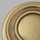 Port Royal 1-1/2'' Double Band Diamond Knob - Antique Brass