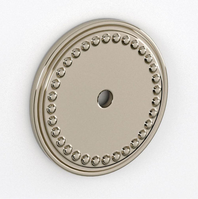Water Street Brass - Bead 1-7/16'' Appliance Pull Backplate - Weathered Bronze - Weathered Bronze