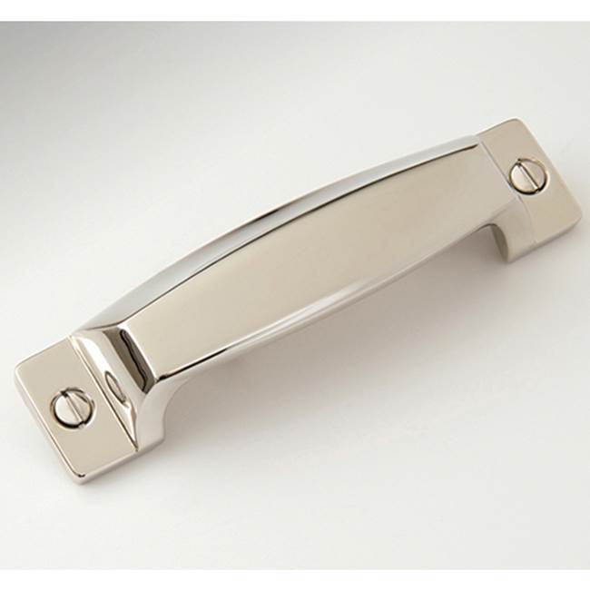 Water Street Brass - Hudson 4'' Cup Pull - Hammered - Weathered Brass - Weathered Brass