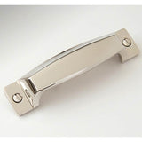 Water Street Brass - Hudson 4'' Cup Pull - Hammered - Weathered Brass - Weathered Brass