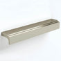 Water Street Brass - 3/4'' C-C Terrace Style Tab Pull - Weathered Bronze - Weathered Bronze