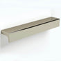 Water Street Brass - 12'' C-C Hudson Style Tab Pull - Weathered Bronze - Weathered Bronze