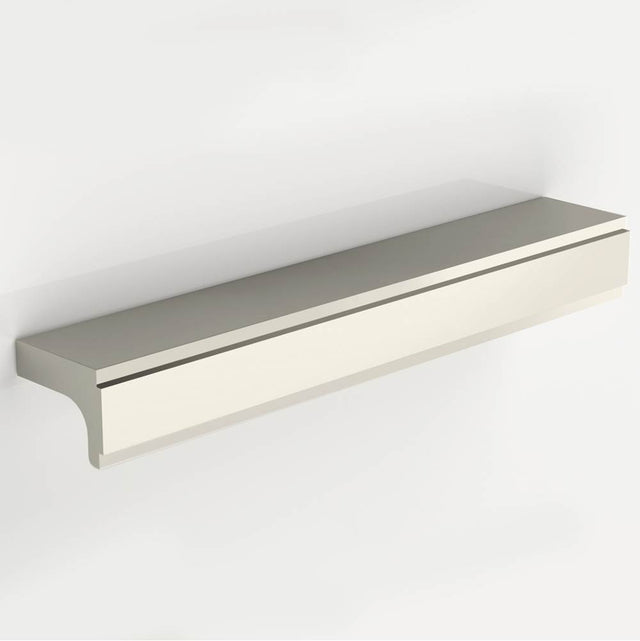 Water Street Brass - 10'' C-C Single Step Tab Pull - Hammered - Weathered Bronze - Weathered Bronze
