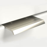 Water Street Brass - 3/4'' C-C Bevel Style Tab Pull - Weathered Bronze - Weathered Bronze