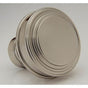 Water Street Brass - Terrace 1-1/2'' Flat Knob Engraved - Weathered Brass - Weathered Bronze