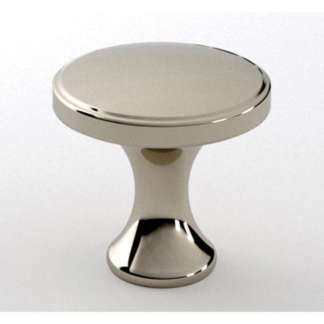 Water Street Brass - Jamestown 1-1/2'' Coin Knob - Engraved - Weathered Bronze - Weathered Bronze