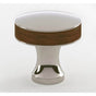 Water Street Brass - Manor 1-1/4'' Walnut Knob - Engraved - Weathered Bronze - Weathered Bronze