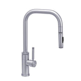 Waterstone - Waterstone Fulton Industrial PLP Pulldown Faucet - Toggle Sprayer - 2 pc. Suite - Satin Chrome
