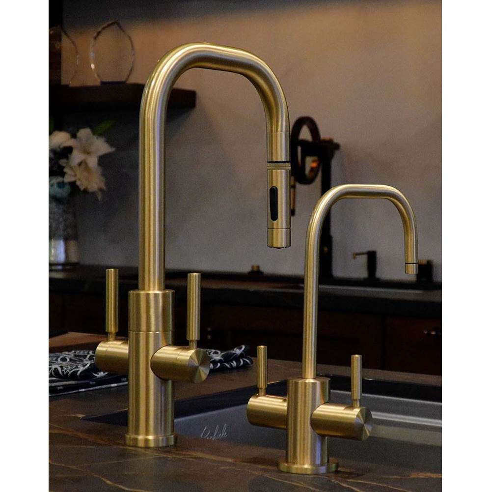 Fulton Modern Extended Reach 2 Handle Plp Faucet - Toggle Sprayer