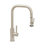 Waterstone - Waterstone Fulton Modern PLP Pulldown Faucet - Toggle Sprayer - Unlacquered Polished Brass