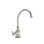 Waterstone - Waterstone Hampton Hot Only Filtration Faucet - Cross Handle - Unlacquered Polished Brass