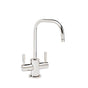 Waterstone - Waterstone Fulton Hot and Cold Filtration Faucet - Unlacquered Polished Brass
