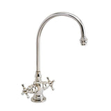 Waterstone - Waterstone Hampton Bar Faucet - Cross Handles - Unlacquered Polished Brass
