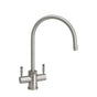 Waterstone - Waterstone Industrial Bar Faucet - C-Spout - Unlacquered Polished Brass