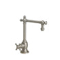 Waterstone - Waterstone Towson Hot Only Filtration Faucet - Cross Handle - Unlacquered Polished Brass
