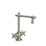 Waterstone - Waterstone Towson Hot and Cold Filtration Faucet - Cross Handles - Matte White