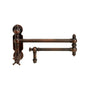 Waterstone - Waterstone Traditional Wall Mounted Potfiller - Cross Handle - Unlacquered Polished Brass
