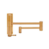 Waterstone - Waterstone Industrial Wall Mounted Potfiller - Unlacquered Polished Brass