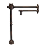 Waterstone - Waterstone Traditional Counter Mounted Potfiller - Cross Handle - Matte White
