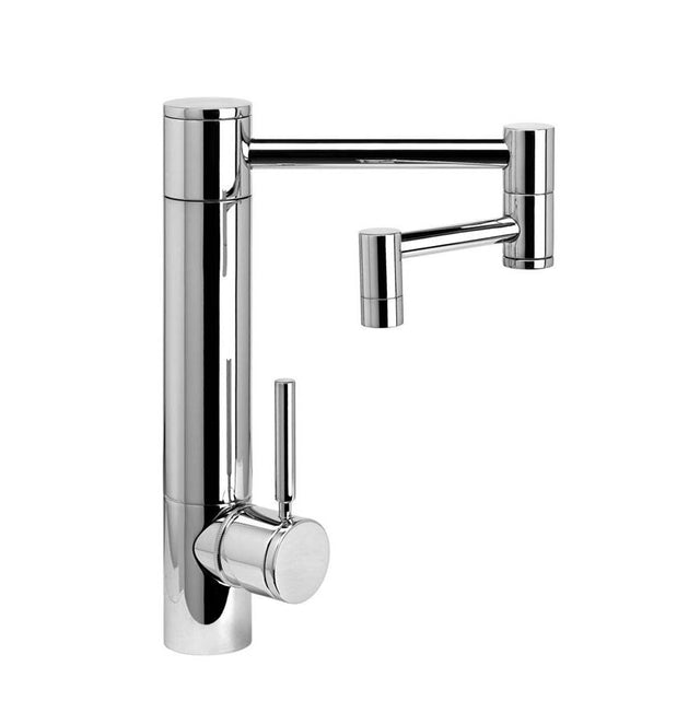 Waterstone - Waterstone Hunley Kitchen Faucet - 12'' Articulated Spout - Chardonnay